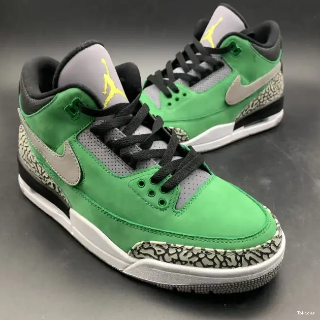 Cheap TBK Tinker Jordan 3 Ducks PE Oregon shoes Retro 867493 AJ3 Air 0607